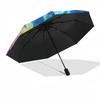 1pc Colorful Kittens in Space Umbrella with Plastic Handle,Suitable for All Seasons Home Travel Outdoor UmbrellaDD557