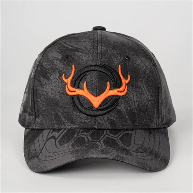 Fishing Stitching Embroidered Horn Cap Baseball Camo New Brand Latest Fresh Caps Outdoor Hunting Camouflage Jungle Hat Airsoft Tactical Hiking Hats