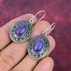 Charoite 925 Solid Sterling Silver Earrings, Handmade Gemstone Earrings Jewelry, Gifts For Wife Brand New Earrings