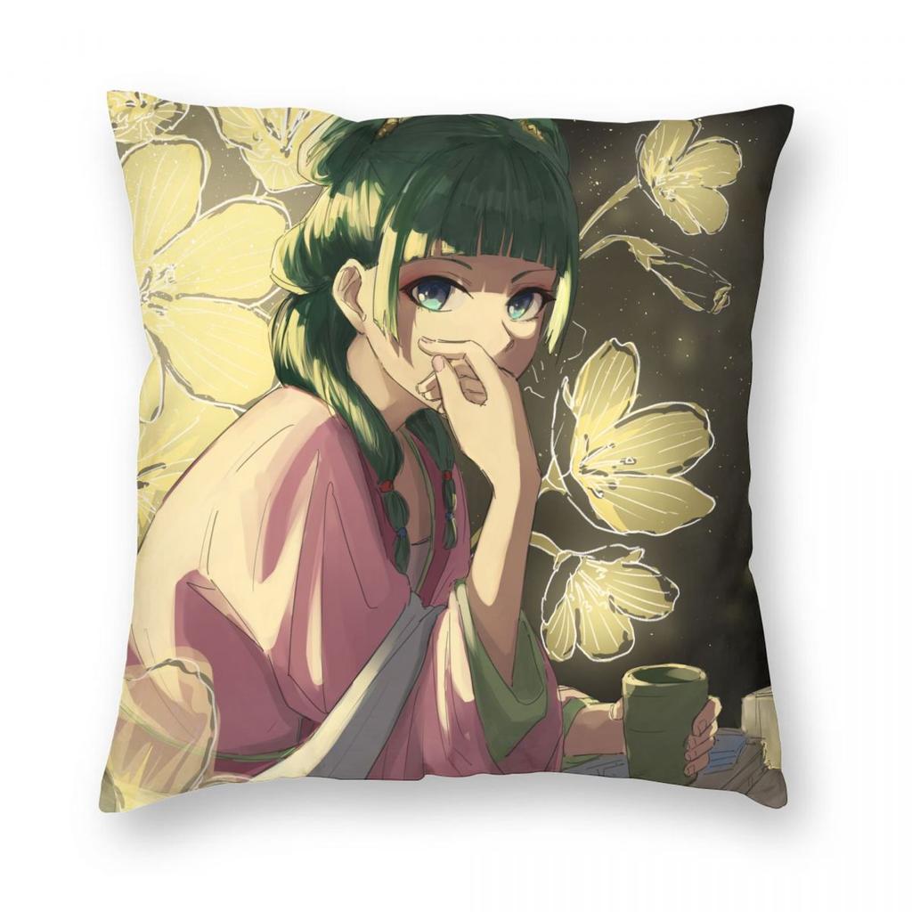 The Apothecary Diaries Anime Maomao Pillowcase Double-sided Printing Polyester Cushion Cover Decor Pillow Case Cover Home