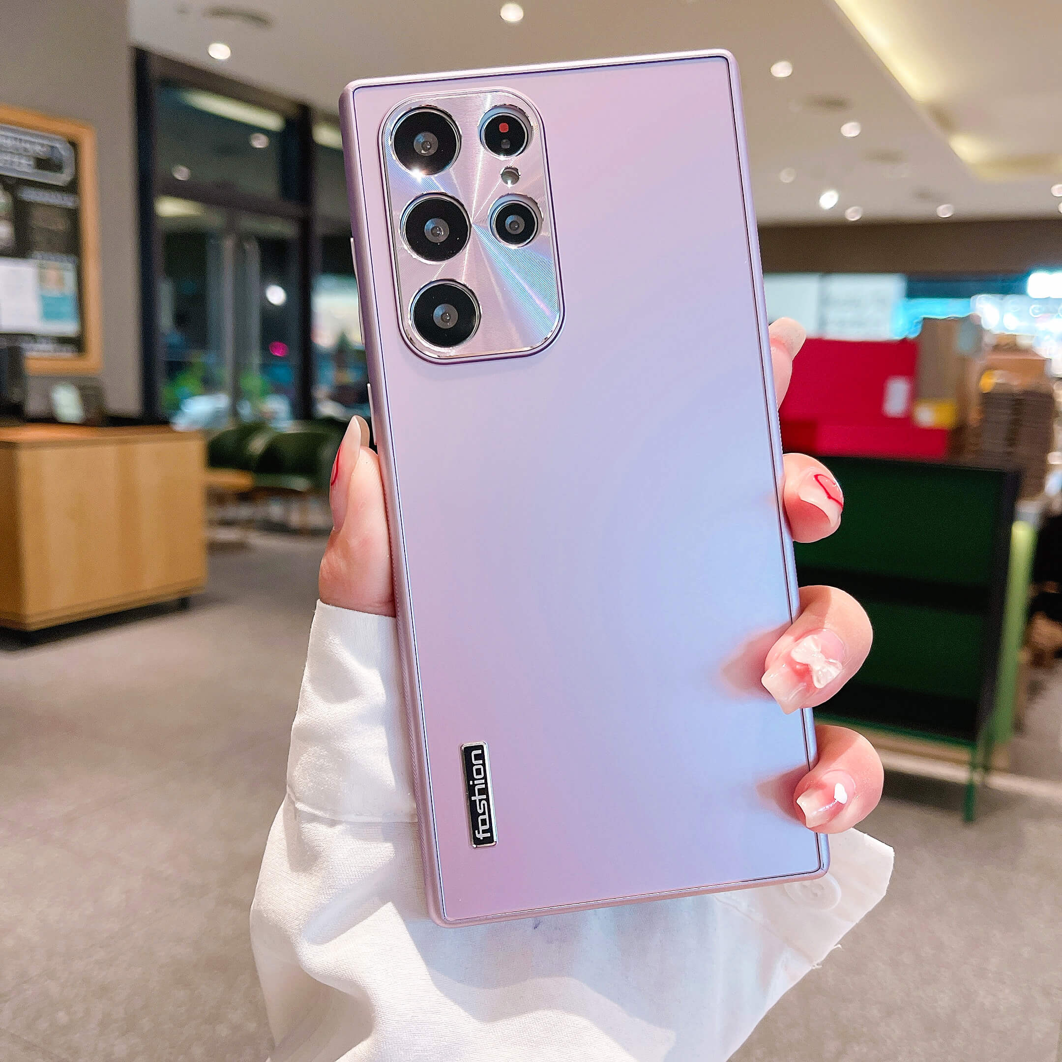 

Для Samsung Galaxy S23 S22 Ultra Plus чехол роскошный металлический матовый противоударный бампер жесткий чехол для задней панели защитные аксессуары для объектива