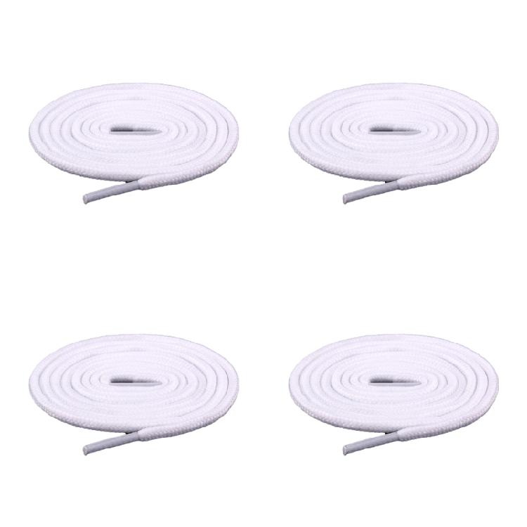 4 szt. Kolorowe Okrągłe Sznurowadła 5 mm Grubość Jednolity Kolor Sznurówki do Butów Sportowych i Codziennych Trampek Butów Wymiana