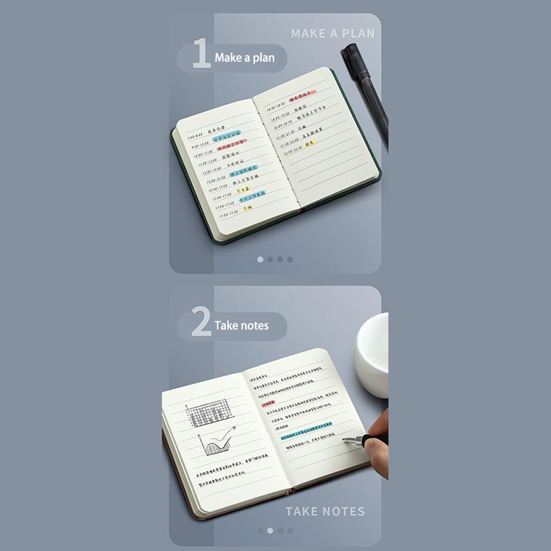 Mini notebook A7 Přenosný kapesní poznámkový blok Memo Diary Plánovač Agenda Kancelář Školní potřeby Jednoduchý mini notebook