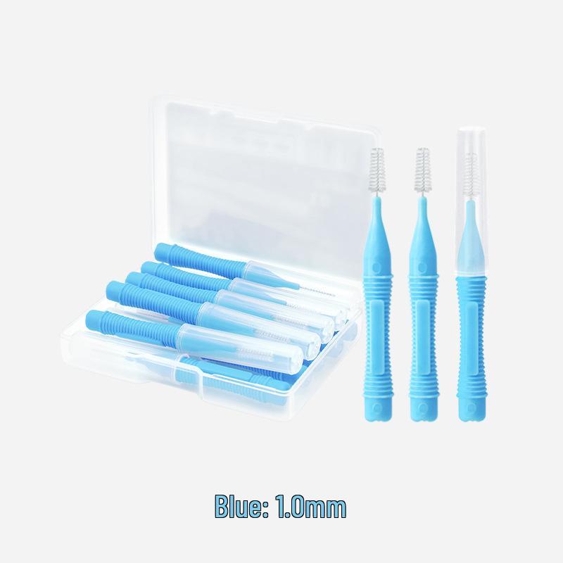 Customizable I-Type Superfine Interdental Brush for Orthodontic Care - Soft Bristles for Effective Cleaning