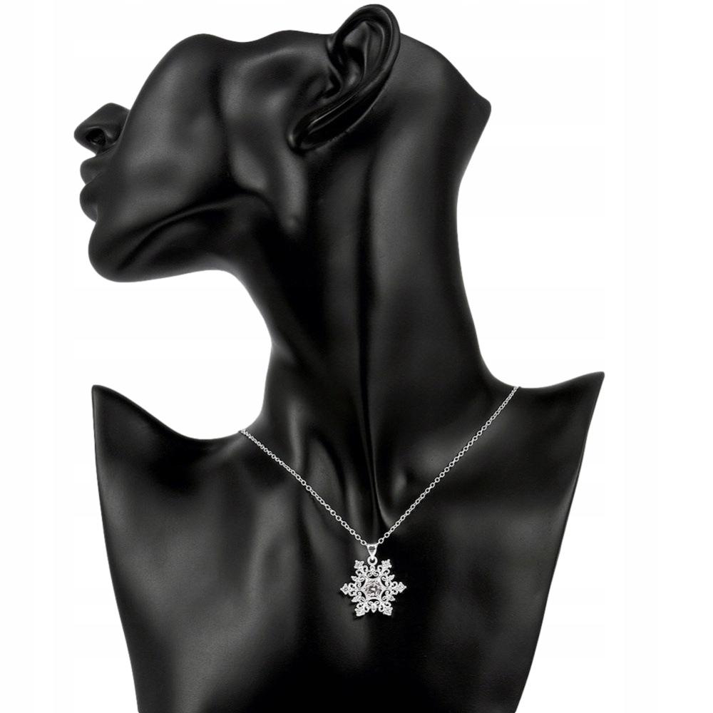 Necklace Pendant Silver 925 Chain Snowflake Gift