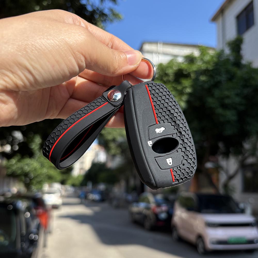 Weiche Schlüsseltasche Für Subaru Forester Sk9 Forester Xv Brz Sv Legacy 3/4 Tasten Halter Schlüsselanhänger Zubehör Auto Schlüsselkappen