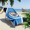 Manchester City Team Print Beach Towel, Large Soft Quick Dry Towel for Beach Camping Swimming