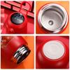 Large Capacity Intelligence Thermos Cup 420ml Vacuum Flasks Portable Stainless Steel Thermos Cup Water Bottle Travel Tea Mug Office Thermos Cup