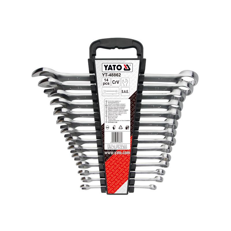 YATO 14-Piece Imperial Combination Wrench Set