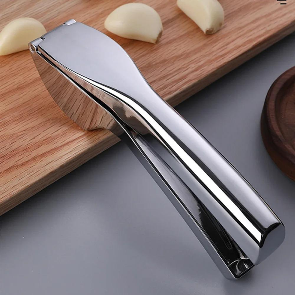 Manual Garlic Press Ergonomic Grip Ginger Crusher Easy Cleaning Garlic Masher  Restaurant