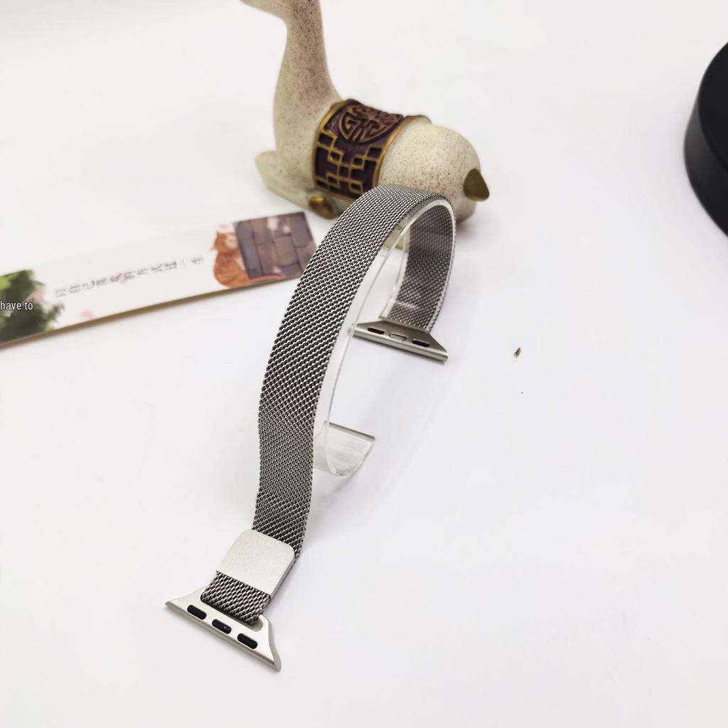 Damska opaska magnetyczna ze stali nierdzewnej w stylu mediolańskim do Apple Watch