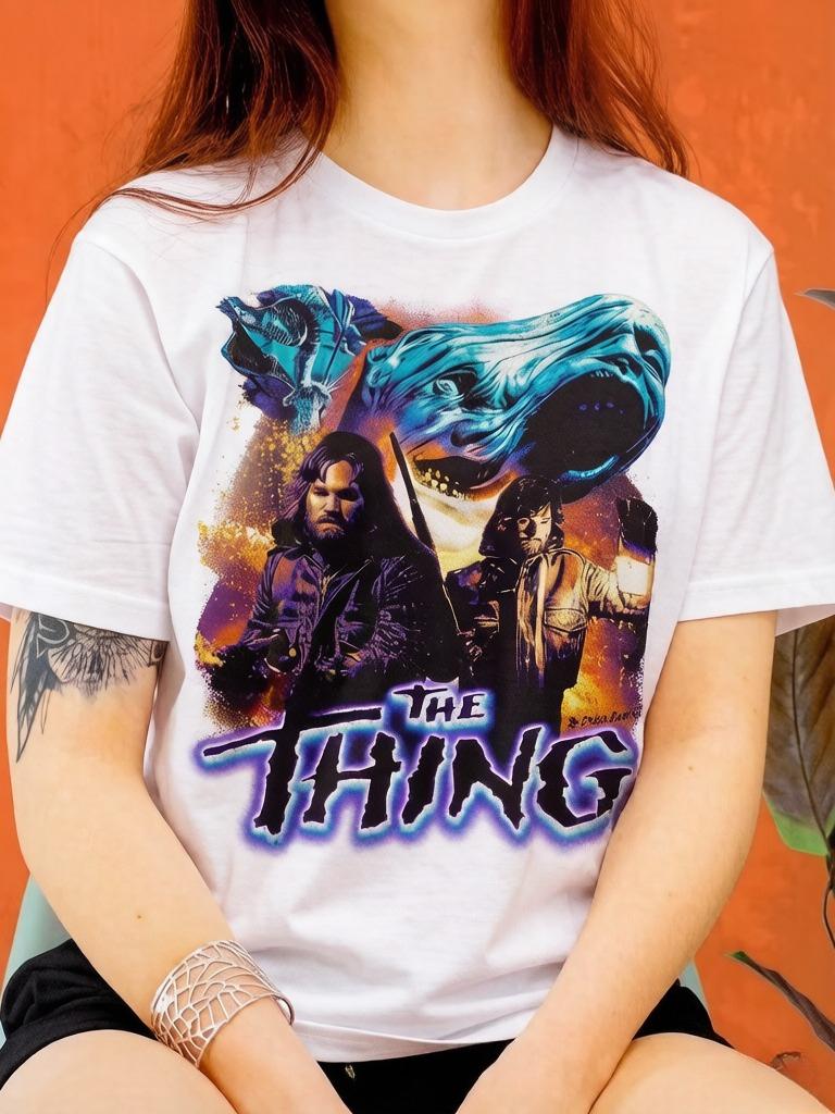 

The Thing John Carpenter Kurt Russell Unisex Classic TShirt Unisexs Tshirts Suitable for Both Unisex and Women Y2k Clothes Unisex M