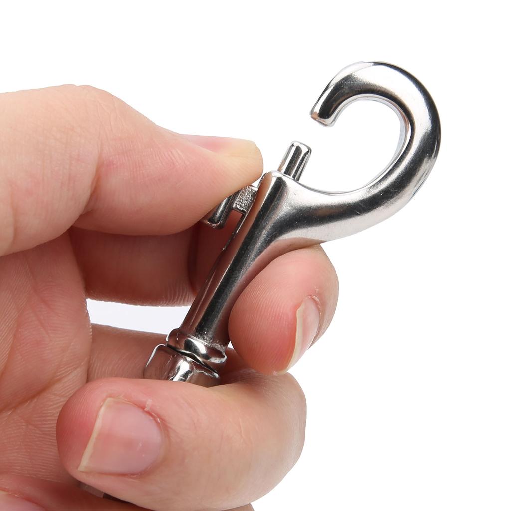 Rotating Snap Hook 316 Stainless Steel Single Head Outdoor Activities Diving Buckle80mm