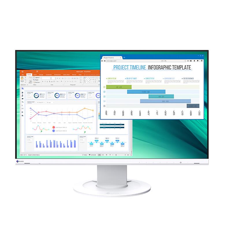 EIZO FlexScan EV Series IPS Monitor CN Plug (adapter Included)