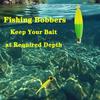 15pcs Fishing Float Oval Fishing Bobbers Float Weighted Floating Bobbers for Freshwater Saltwater Fishing Gear Equipment
