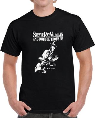 Stevie Ray Vaughan Retro 100% Baumwolle T-Shirt Herren Damen T-Shirts Top