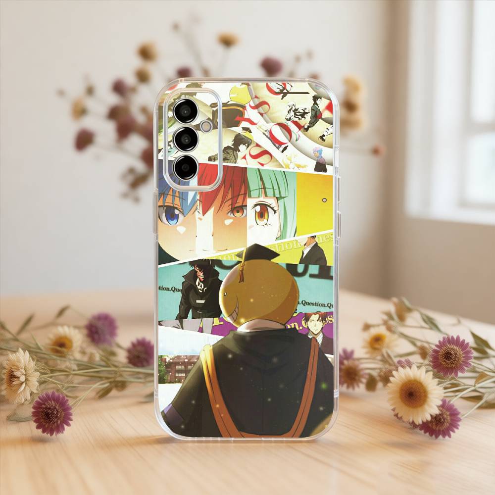 

Koro-sensei Phone Case Transparent Silicone Soft For SamsungA10,12,20,21S,30,31,40,50,51,52,70,71 Samsung a714g