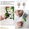 Hochzeitsstrauß Fotoanhänger Engel Anstecknadel Brosche Boutonniere Spitzenrahmen für Brautparty Braut DIY Fotoanhänger Brosche