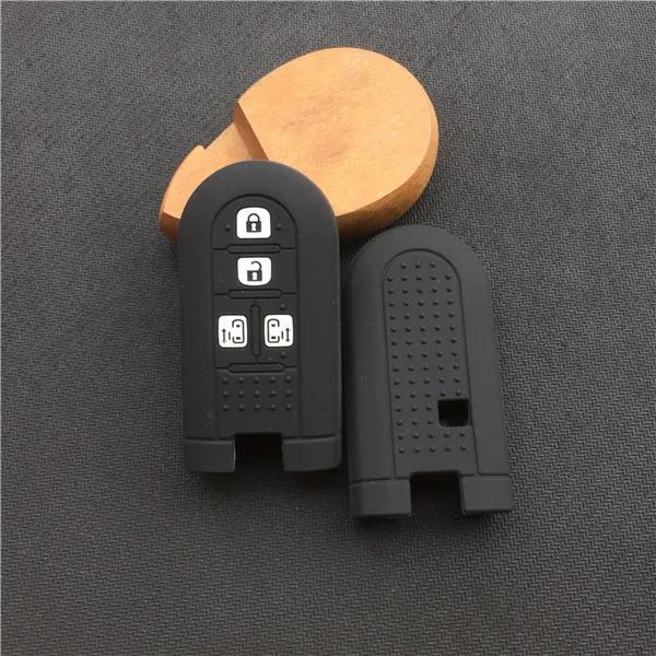 ZAD Silicone Car Key Case Cover for Toyota Daihatsu Tanto LA600S Move Custom LA150S Moovecanvas LA800S Tanto Custom LA600S Ke