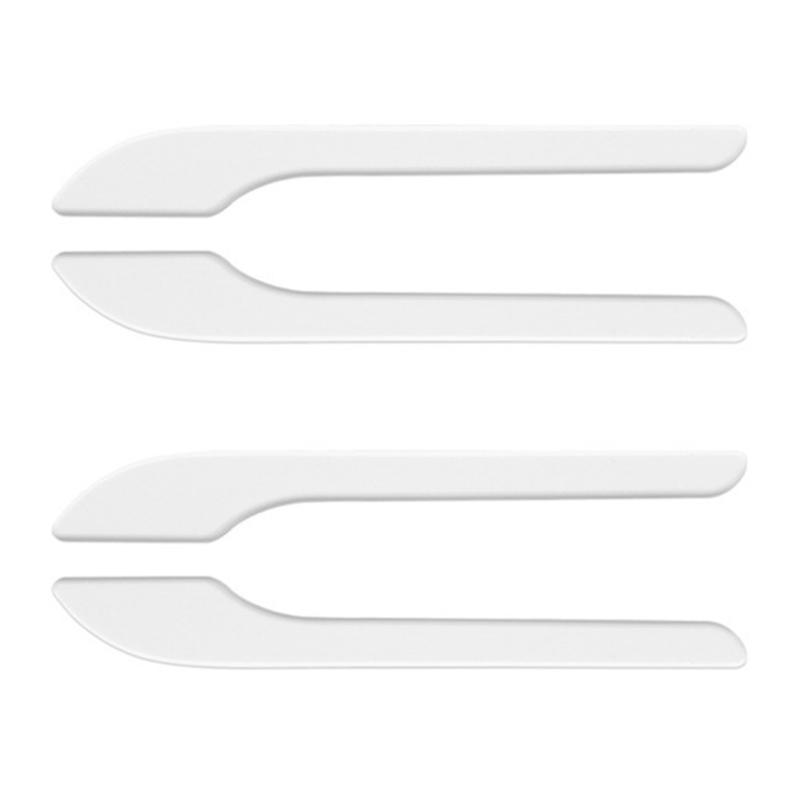 For Tesla Updated Model 3/Y Door Handle Protective Film Scratch Resistant ABS Transparent Protective Film, 4pc