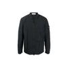 Solid Color Logo Polo Jacket Men Jackets Black 771510303-V0029
