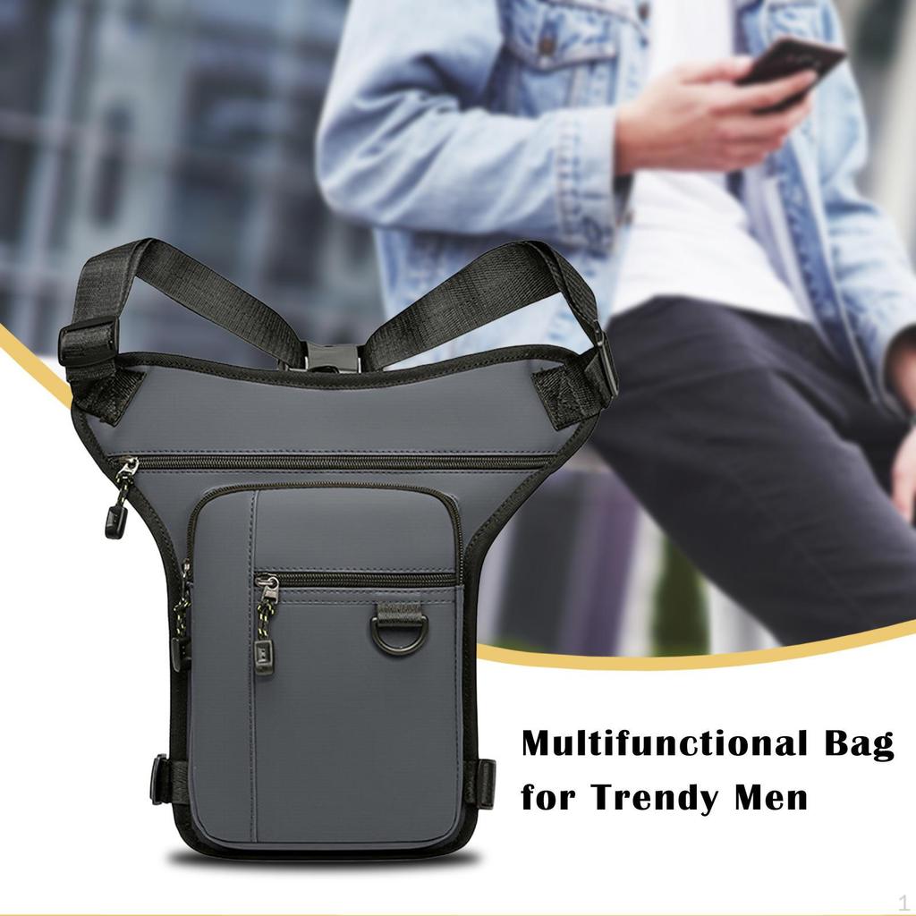 Bag Hip Pouch Crossbody Pouch, Thigh Waist Fanny Pack for Running Travel Casual Fishing Riding