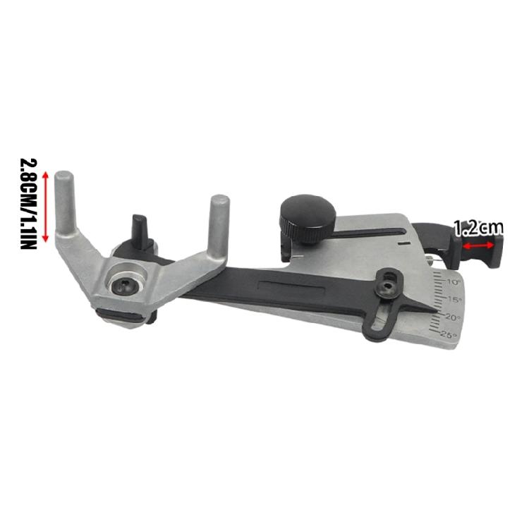 Sharpening Angles Control Tool for Straight-Edges Blade Metal Adjuster With Clamp Positioning and Visible Scale for Daily Kitchens Blade Care