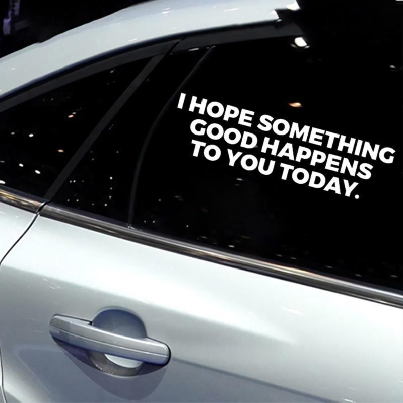 Easy Apply Motivational Vehicle Decal Waterproof Sunproof Car Exterior Decal for Car Motorcycle Truck Exterior Decors