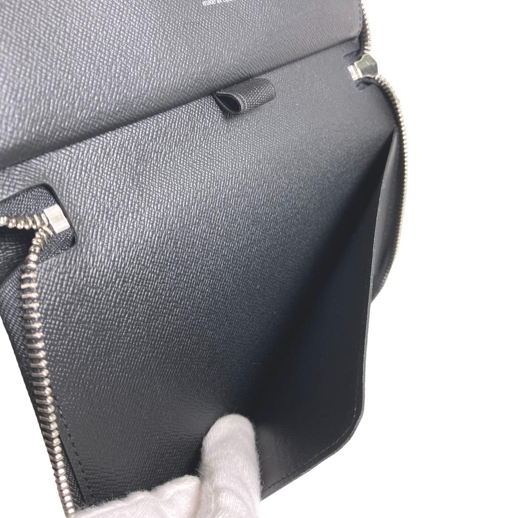 Louis Vuitton Zippy Organizer M60632 Long Wallet Purse Epi Leather Noir Black Used