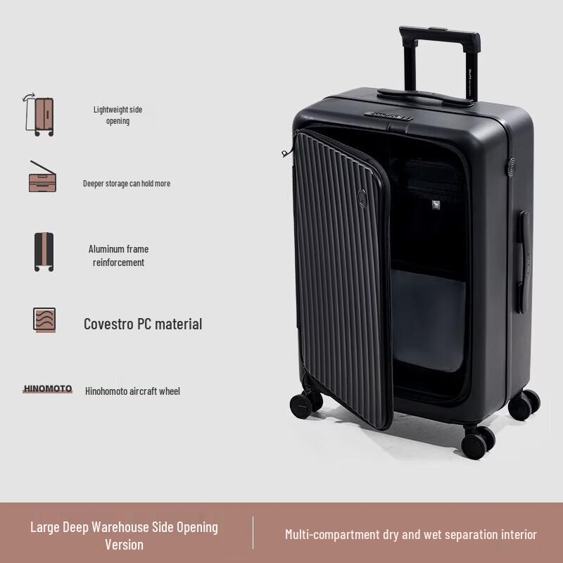 

OIWAS Business Suitcase with Charging Port