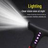 Smart Multi-Functional Telescopic Cane with Radio, Non-Slip Grip, LED Light, and Four-Legged Aluminum Alloy Base for Seniors.
