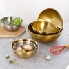 Stainless Steel Salad Basin Mixing Bowl Household and Scale Cooking Kitchen Knead Dough Cooking Baking Cream Style Tableware