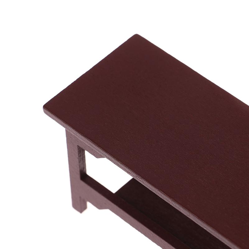 1Pc 1/12 Dollhouse Kitchen Room Furniture Dining Wood Table For Doll House