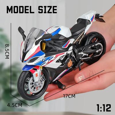 1/12 BMS1000RR Motorrad Autos Modell Spielzeug Legierung Diecast Shork-Absorber Motorrad Fahrzeug Sammlung Für Jungen Geburtstagsgeschenke