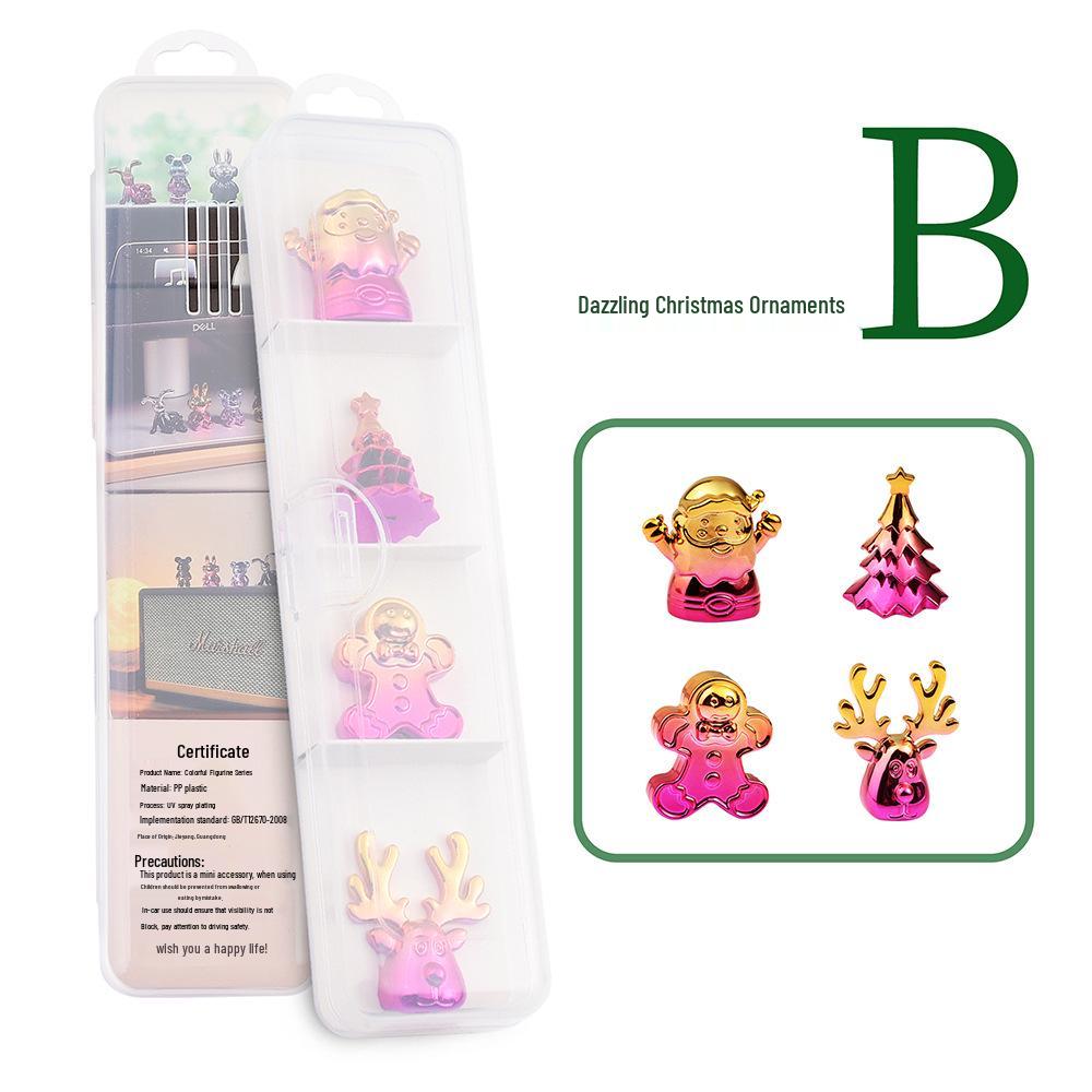 Cartoon Christmas Stainless Steel Cutlery Set: Colorful Spoon & Fork