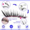 Reusable Waterproof Magnetic False Eyelashes - Natural, Thick, No Glue Needed
