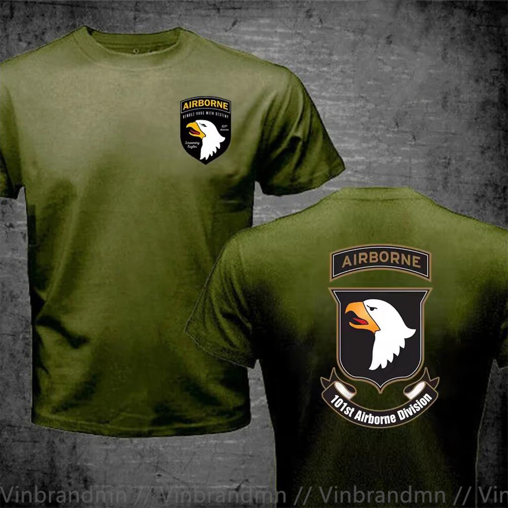 Us Army 101st Airborne T Shirt Unisex Fashion Tshirt Trendy Casual Clothes Summer Tshirt Hip Hop Sportswear Street Tops Tee Shirt
