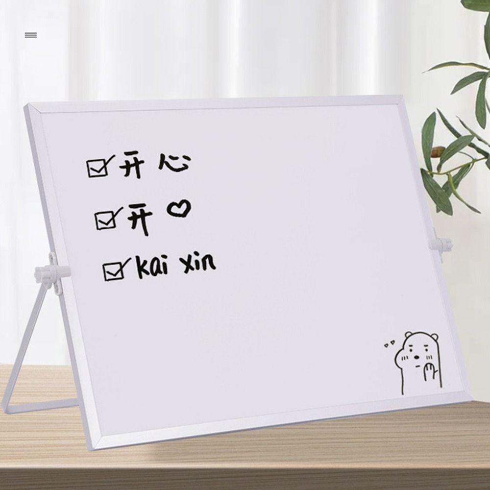 Foldable Desktop Whiteboard Erasable Message Board Portable Writing Board  Home