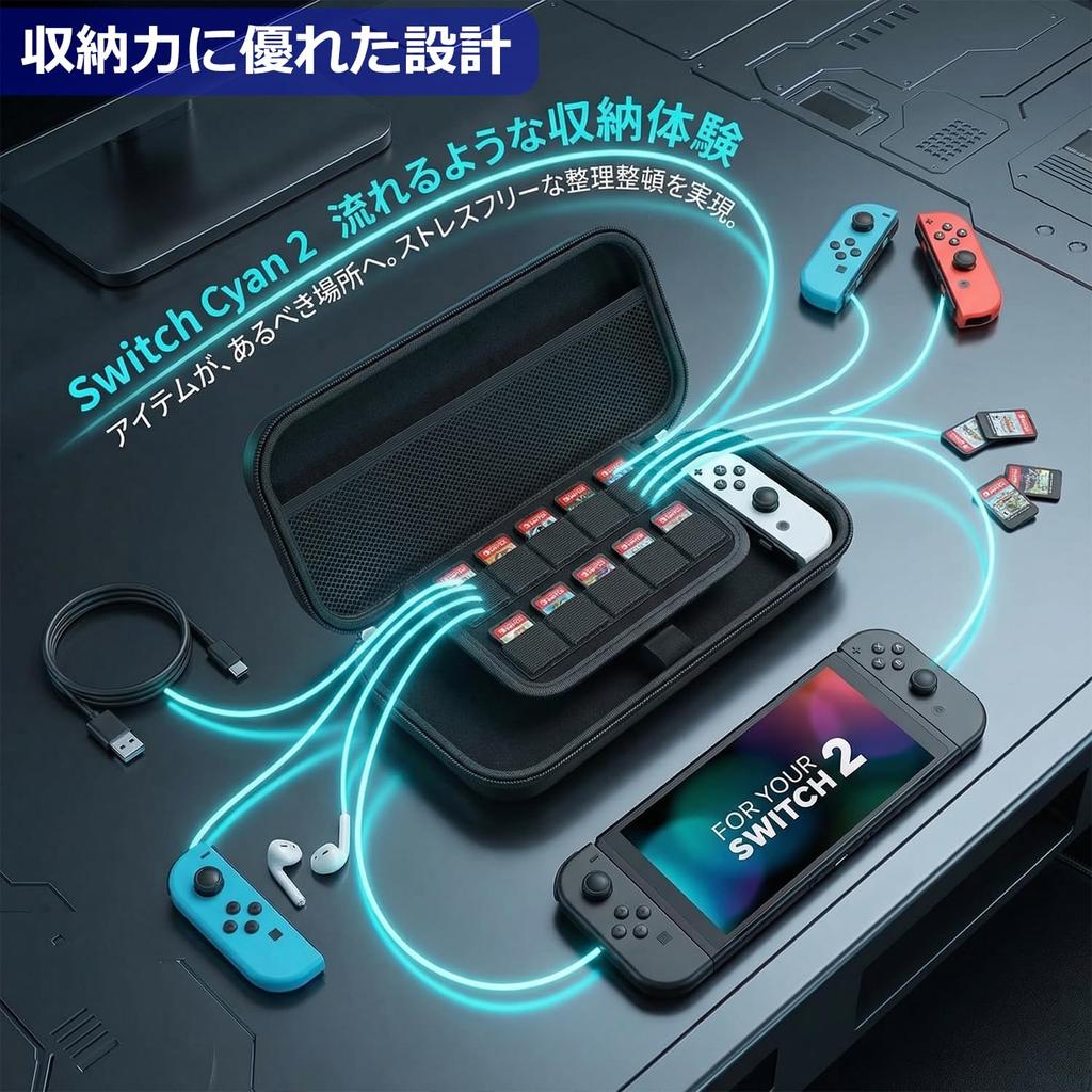With Nintendo Switch OLED EVA Material Full Protection Case Holds 8 Game Large Capacity Storage Black Perfect for Day Gifts [Compatible Model] -