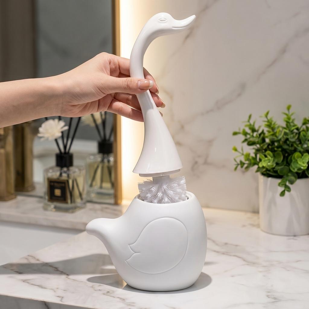 Fashionable Home Decor, Creative Toilet Brush Decoration Suit
