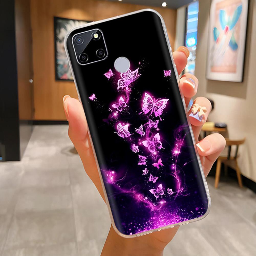 Case For Realme C25 C25s Coque Cute Cartoon Painted Soft Silicone Cover For OPPO Realme C25S C25 Cases Bumper RMX3195 RMX3197