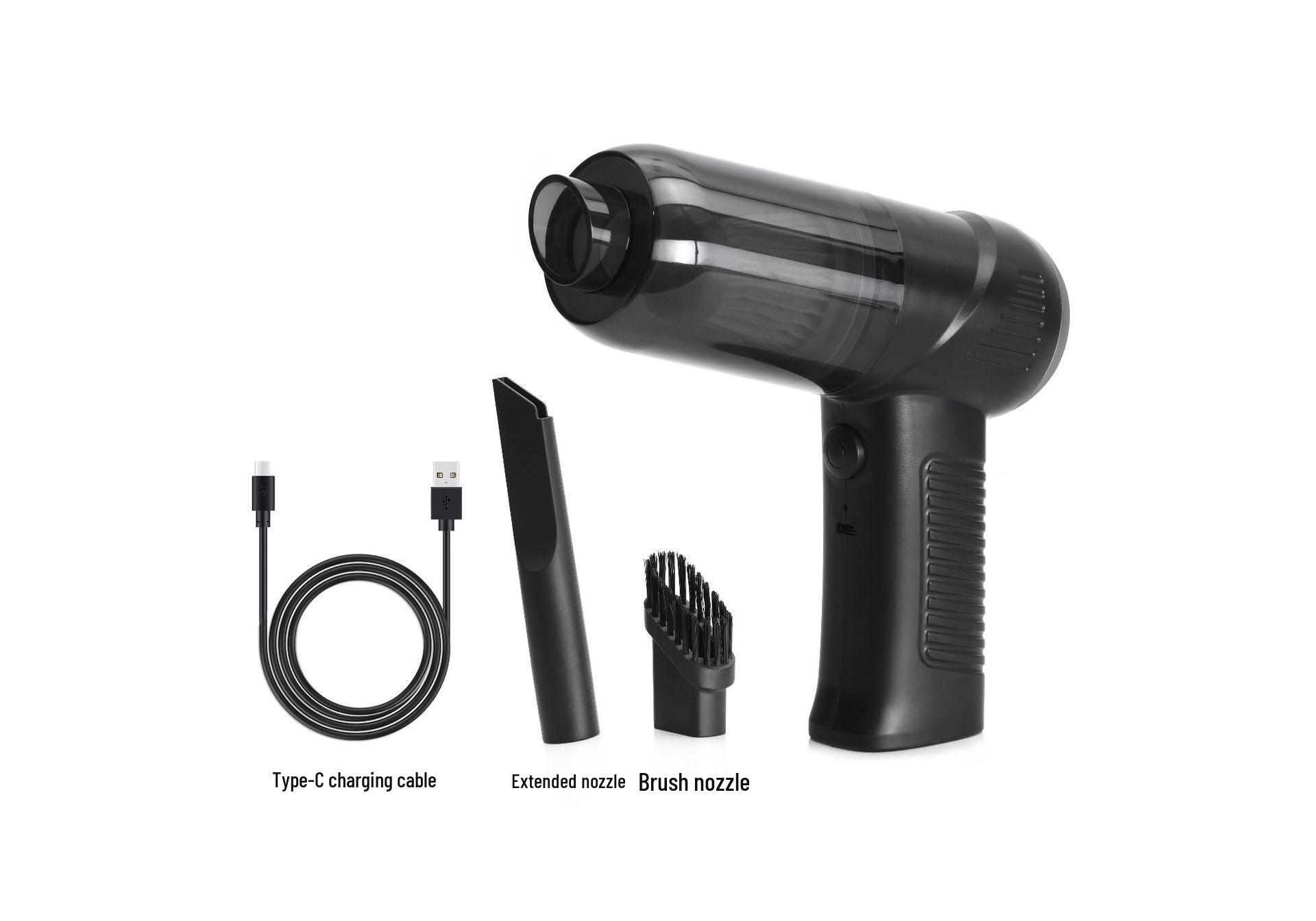 Cordless Home & Car Vacuum Cleaner - Powerful, Compact, Handheld чёрный