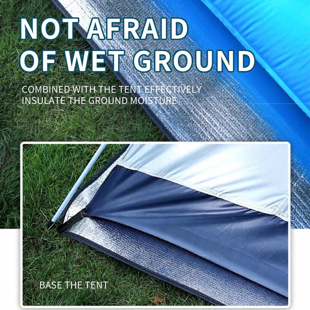 2*2m Camping Double-sided Aluminum Film  Mat Picnic Mat Outdoor Portable Sleeping Mat Cloth Tent Home Picnic Mat