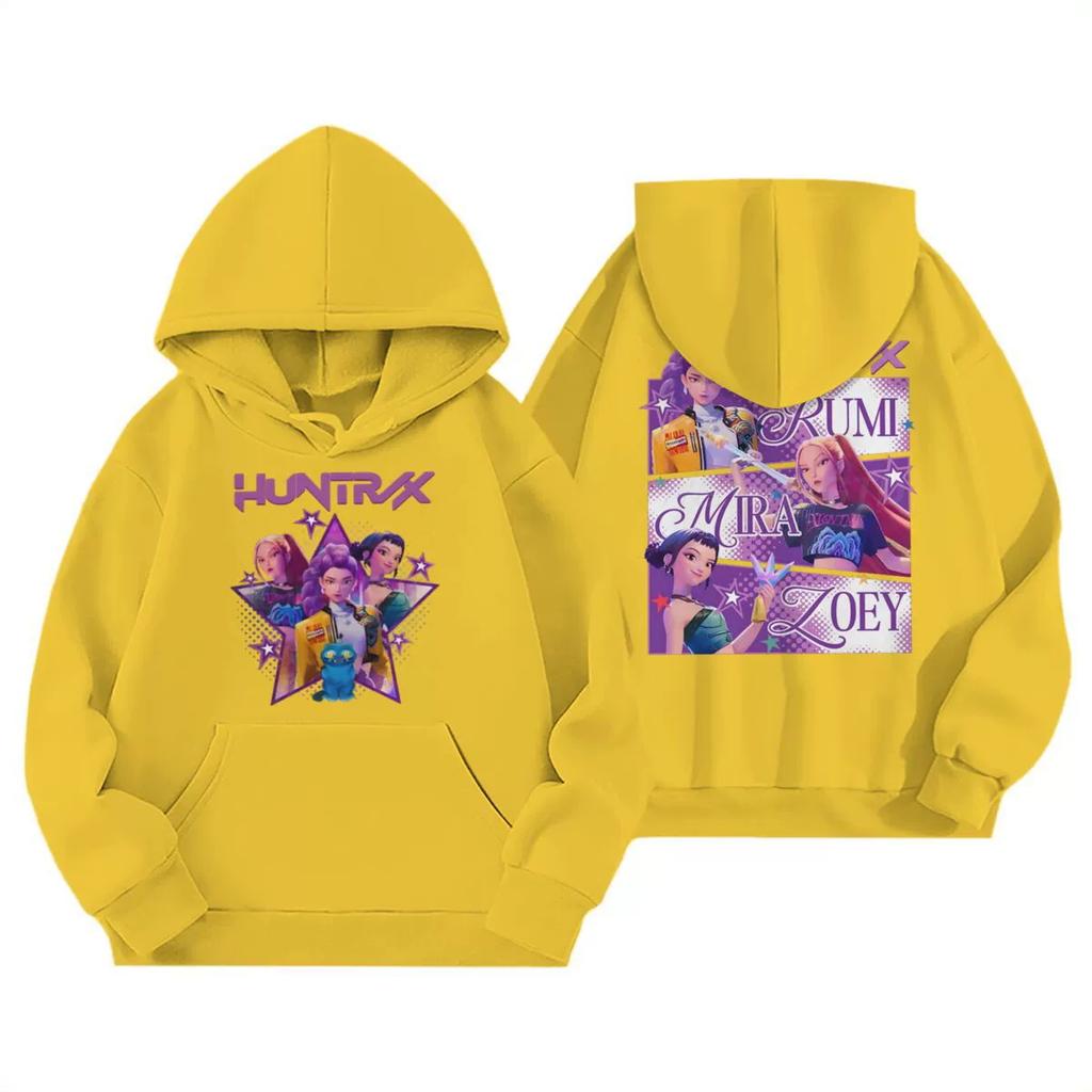 KPop Demon Hunters Kids Hoodies Girls Clothes Children Movie New Sweatshirt Long Sleeve Pullover K-Pop Demon Hunters Casual Tops