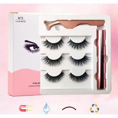 Miękki magnetyczny Eyeliner Sztuczne rzęsy Pincety Zestaw dla urody