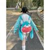 New Hatsune Miku Anime Bar Chi Cute Doll Large Capacity Backpack Kawaii Big Mouth Backpack as a Gift for Girlfriends and Sisters