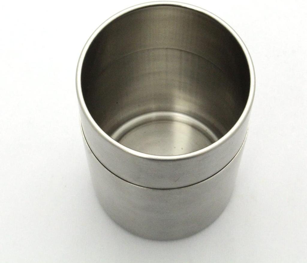 This 350ml Stainless Steel Tea Caddy Features a Matte Finish. Made In Japan, This Classic Size Tea Caddy Includes an Inner Lid. Its Clean Design and