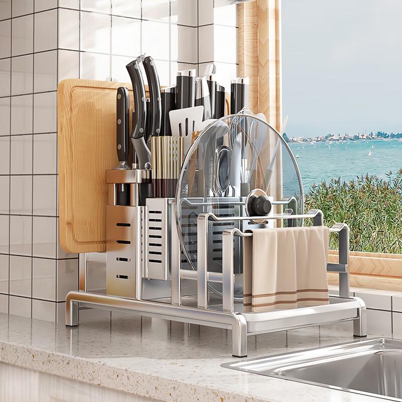 Yingbai 304 Stainless Steel Multifunctional Kitchen Storage Rack