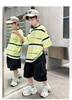 Children's Summer Sports Set 2026 New Fashionable and Handsome Short sleeved Summer Clothes for Middle aged Children, Boys and Students