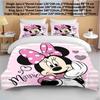 Minnie Bedding Mouse Sets Soft Cover Bed Duvet Pillow Case Decoration Bedroom
